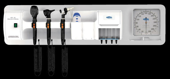 Wall Mounted ENT Diagnostic Set With Ophthalmoscope / Otoscope / Nasal Speculum